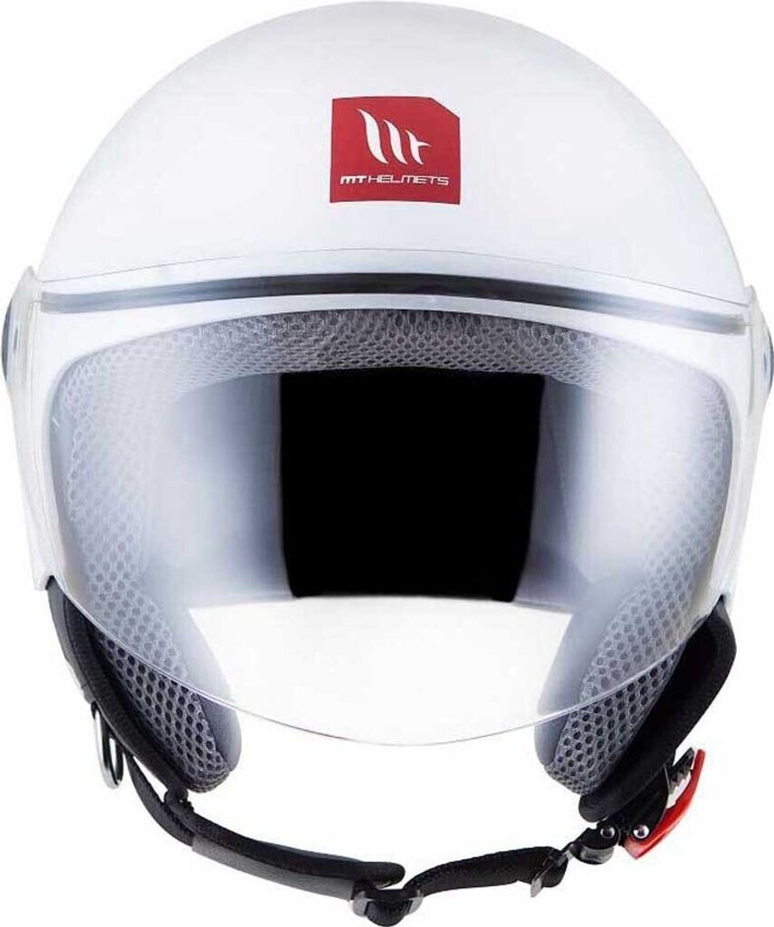 MT Helmets Street S Jet Helmet Solid A0 Gloss White