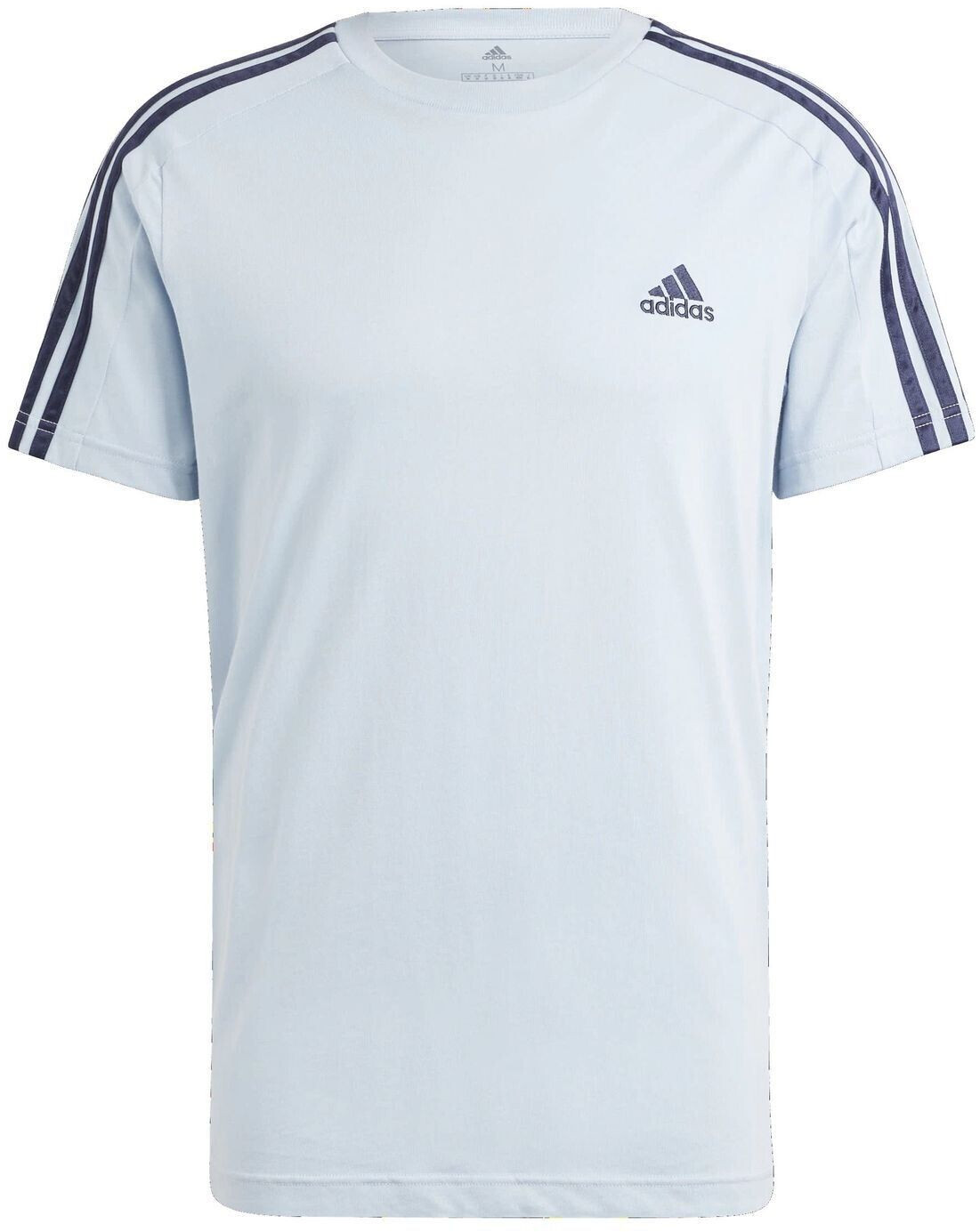 Adidas Men's Shirt Essentials Single Jersey 3-Stripes (IS1332) wonblu