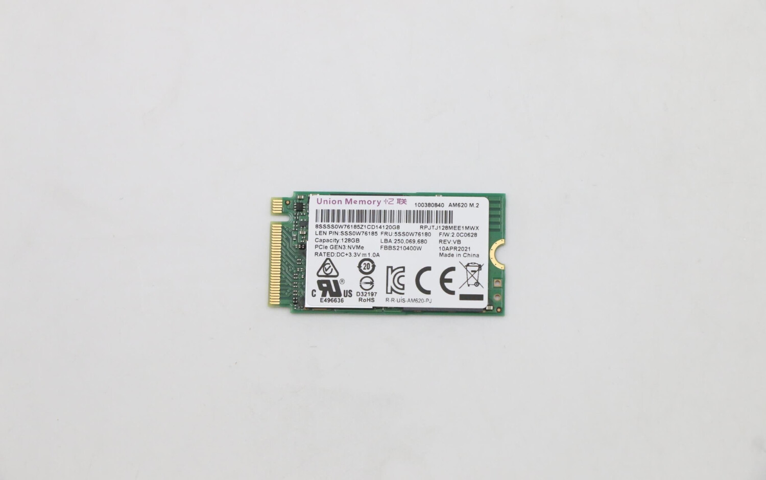 Lenovo NVMe 128GB M.2 2242 (5SS0W76180) ab 109,68 