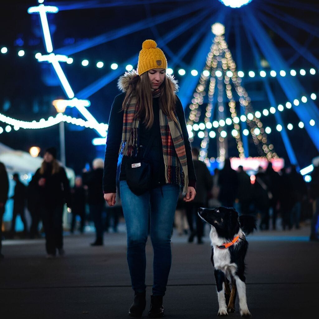 Non-stop dogwear Collier pour chien orange 55