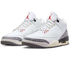 All white jordan 3 online