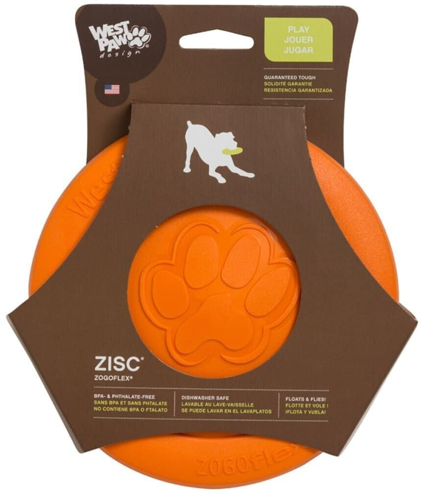Westpaw Frisbee pour chien Westpaw Frisbee Zisc 22cm orange Westpaw Frisbee pour chien Westpaw Frisbee Zisc 22cm orange
