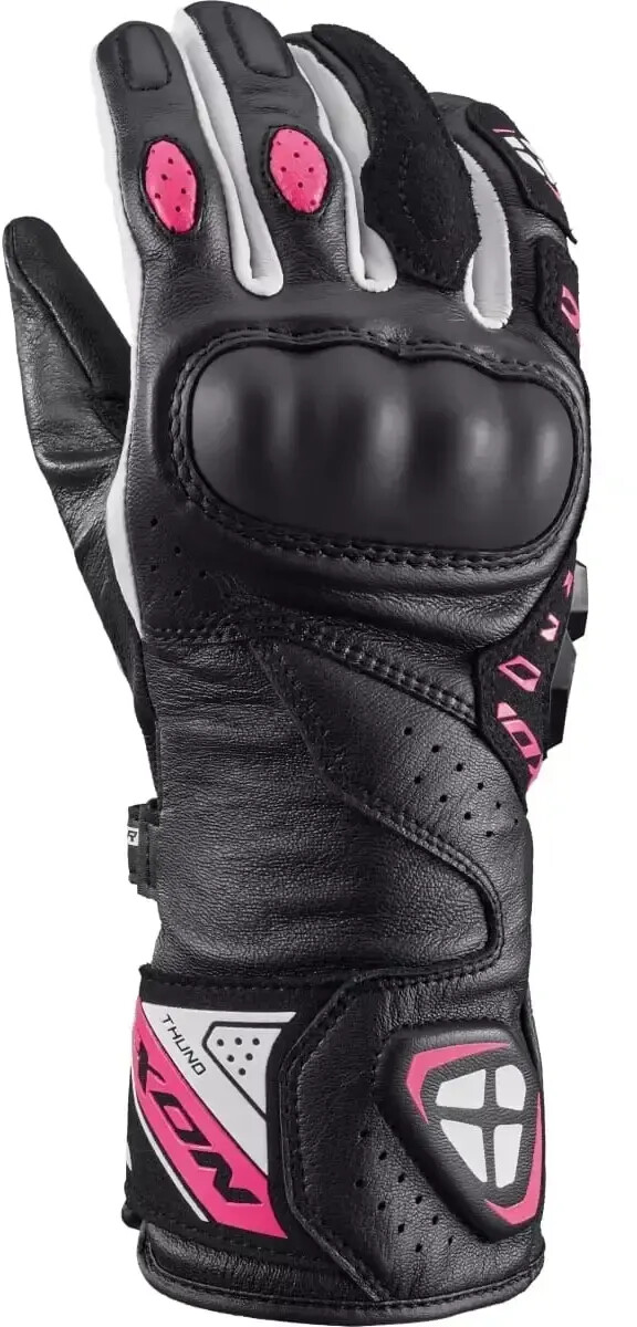 IXON Gants Thund Lady noir/rose/blanc
