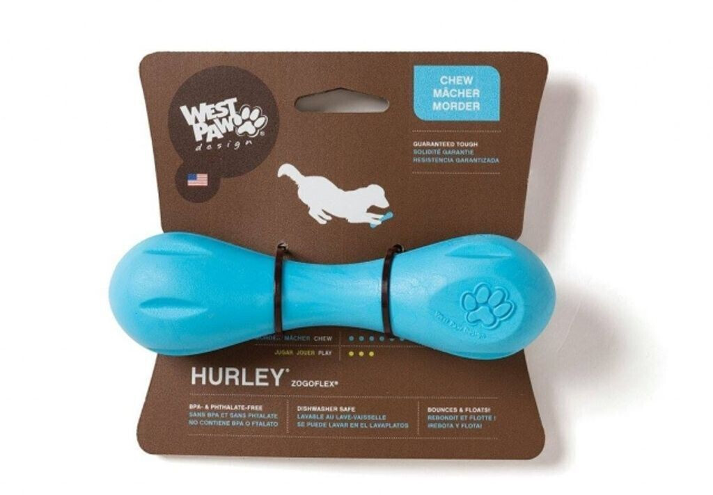 West Paw Design Jouet d'eau pour chien 21cm Blue West Paw Design Jouet d'eau pour chien 21cm Blue