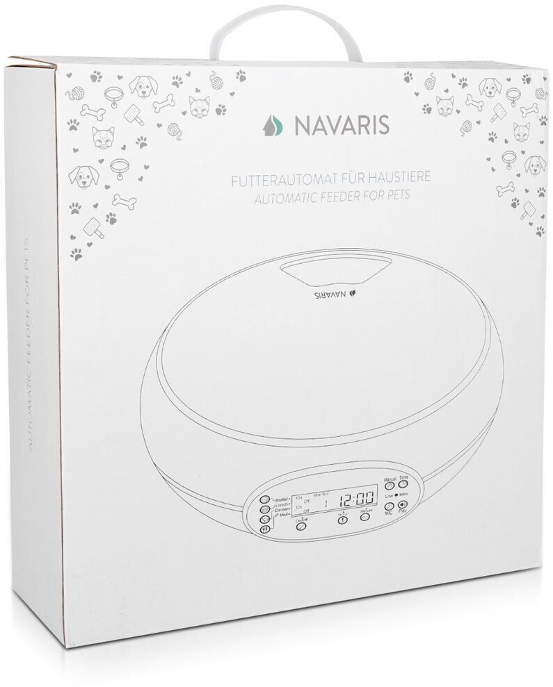 Navaris Distributeur de nourriture pour chat Navaris Distributeur de nourriture pour chat