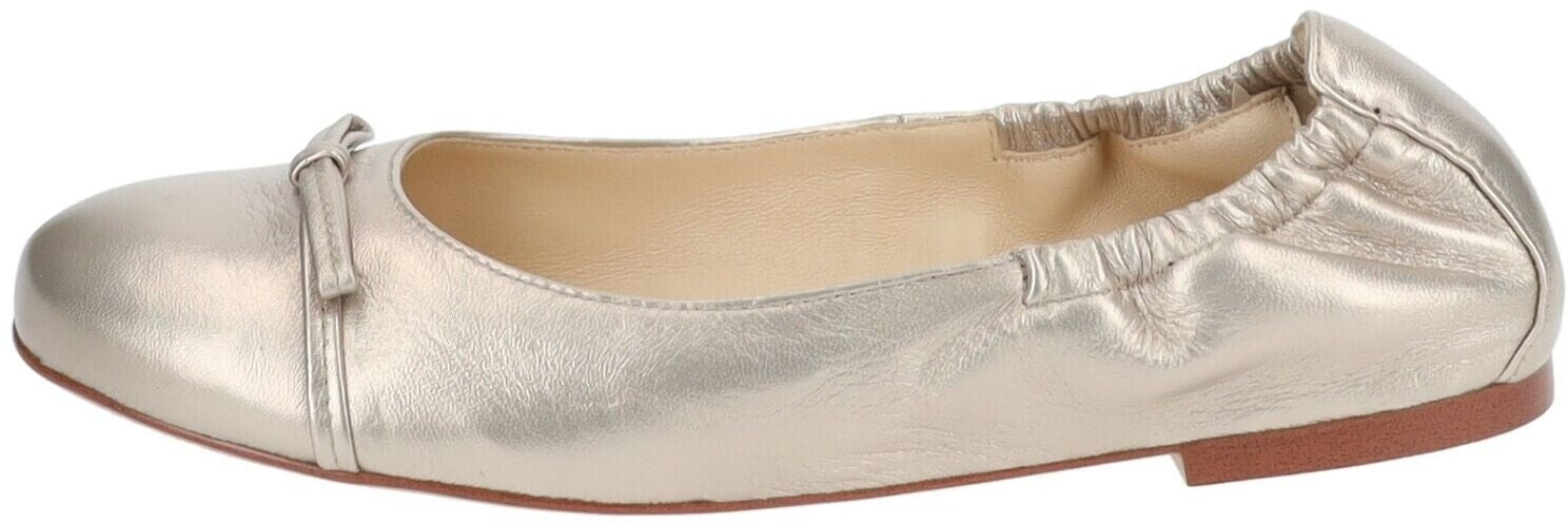 Högl Metallic block heel ballerina for women