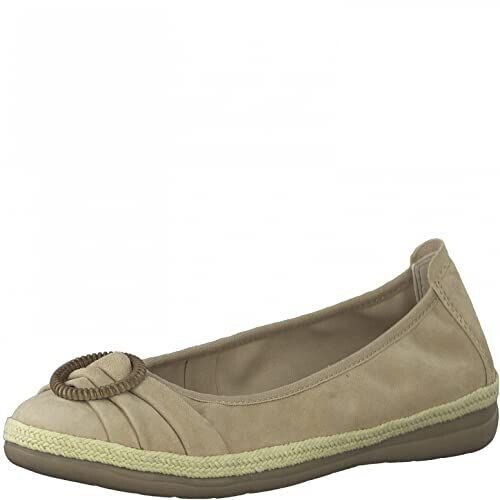 Jana Shoes 8-8-22101-28 Ballerinas sand wide