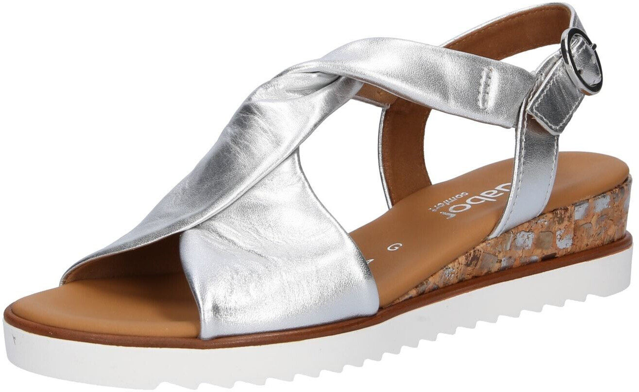Gabor Damen Sandale silber 16728359 ab 99,95 € | Preisvergleich bei  idealo.de