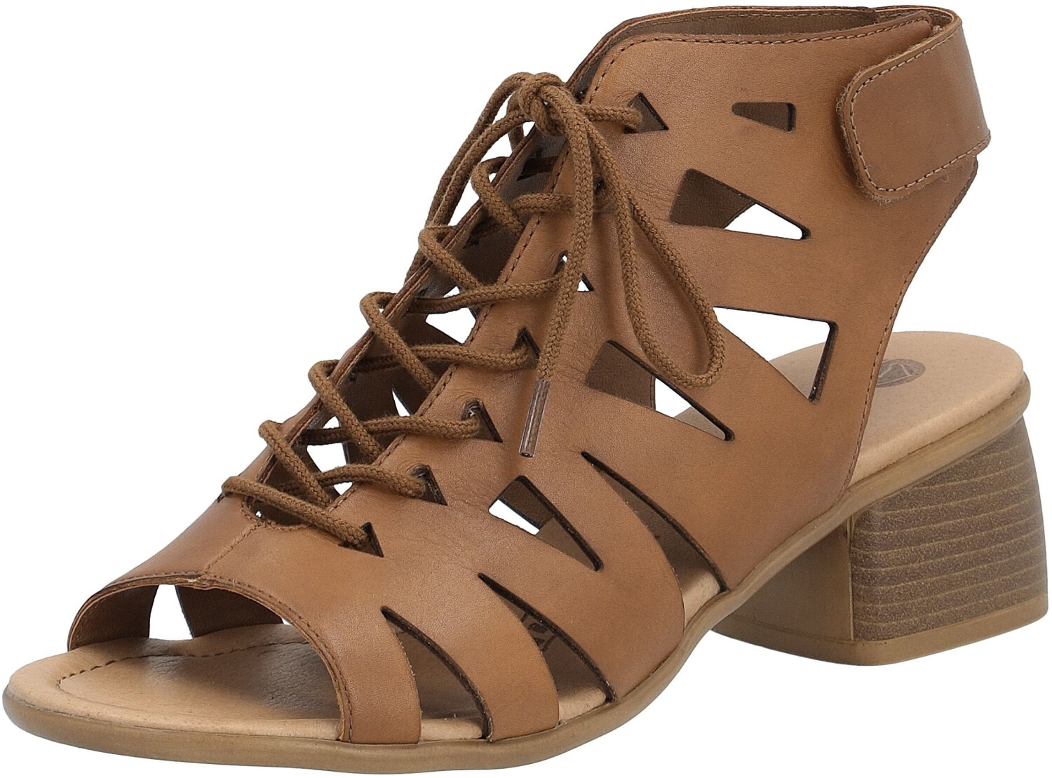 Remonte Dorndorf Sandalette with refined lacing brown