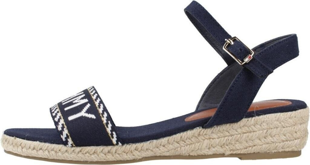 Tommy Hilfiger Sandal ROPE WEDGE SANDAL blue