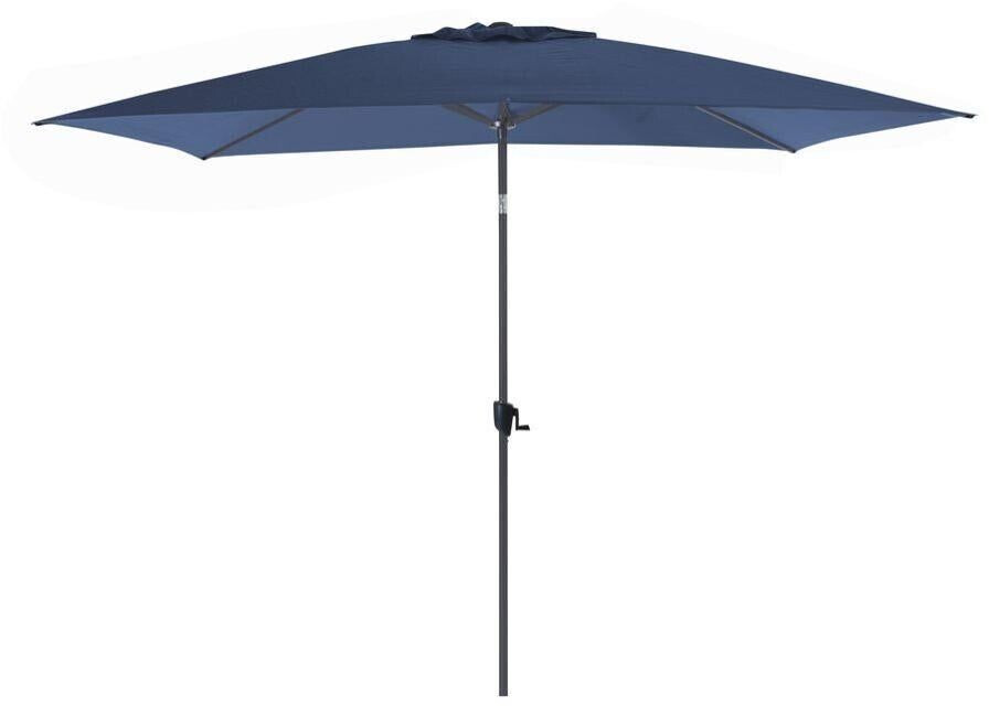 Proloisirs Parasol droit inclinable 300 x 200 cm bleu