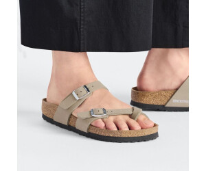 Birkenstock Mayari Synthetik Soft Birki Vegan gray taupe normal ab 90 01 Preisvergleich bei idealo