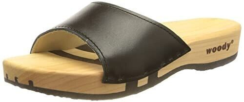 Woody Shoes Heidi wooden shoe black