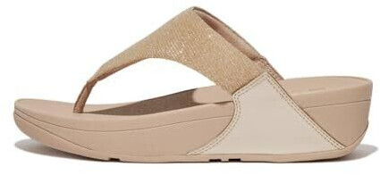 Fitflop Lulu Shimmerlux Flip-Flop Sandal latte beige