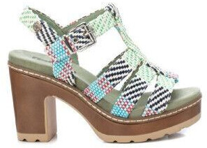 Refresh Women's sandals with buckle closure brown kaki