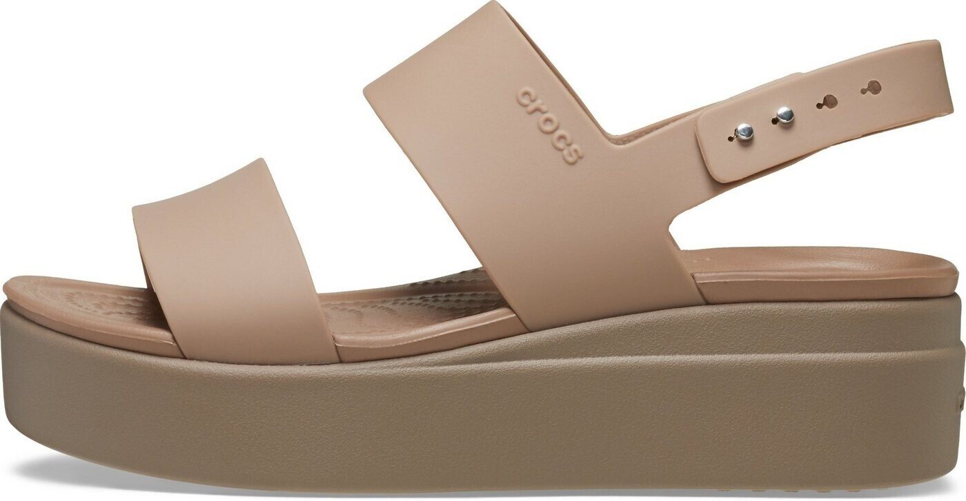 Crocs Sandals Brooklyn Low Wedge beige