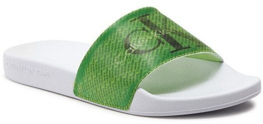Calvin Klein Slide Lenticular Ml Wn YW0YW01403 sandals green