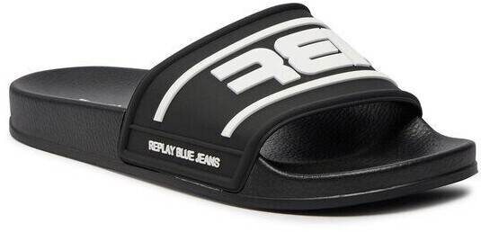 Replay Slippers GMF1A 000 C0048S black white 008