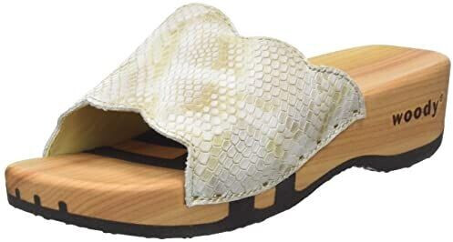 Woody Shoes Annabell wooden shoe blue