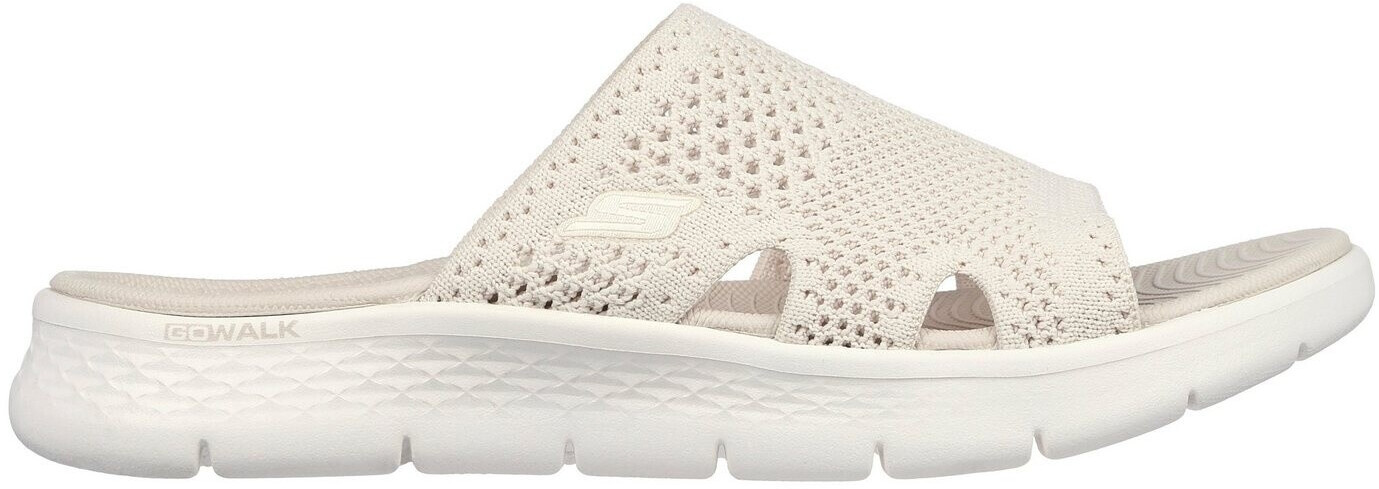 Skechers Go Walk Flex Elation Slide Sandals natural