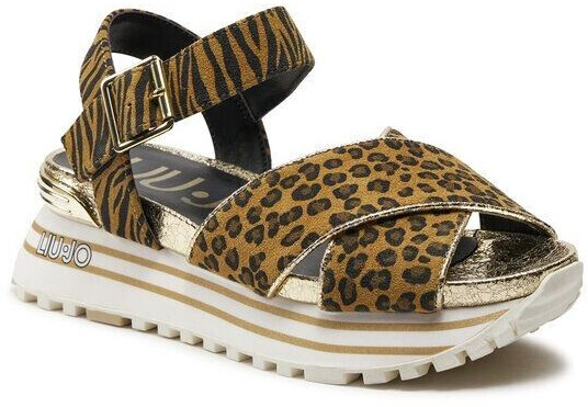 LIU Jo Maxi Wonder Sandal BA4105 PX195 sandals brown