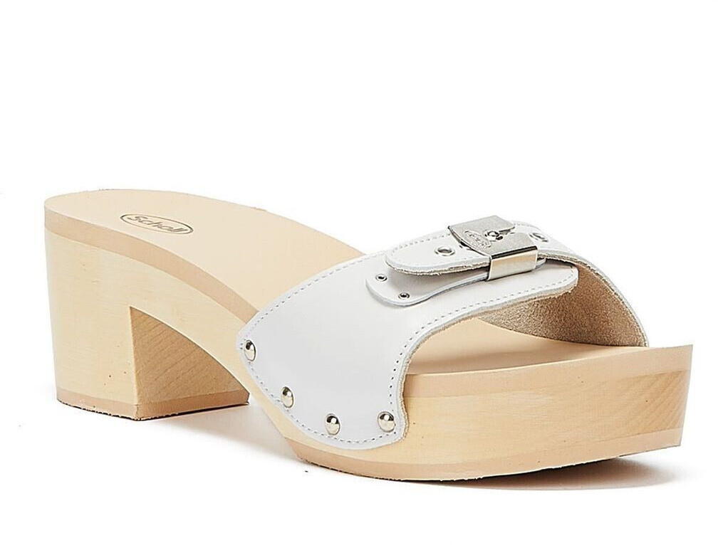 Scholl PESCURA IBIZA white mules