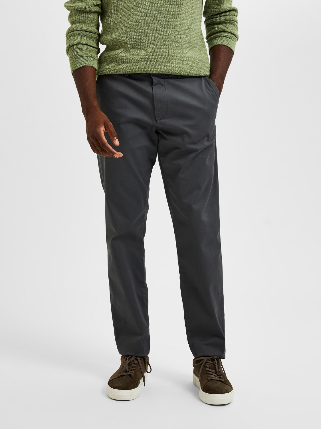 Selected 175 Slim Fit Flex Chino (16087663) dark shadow ab 42,99 