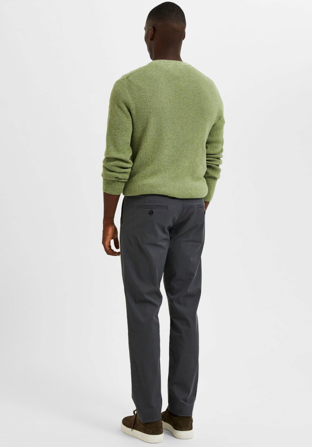 Selected 175 Slim Fit Flex Chino (16087663) dark shadow ab 42,99 