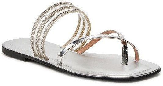 Pollini Mules SA28220C0ITY199A silver