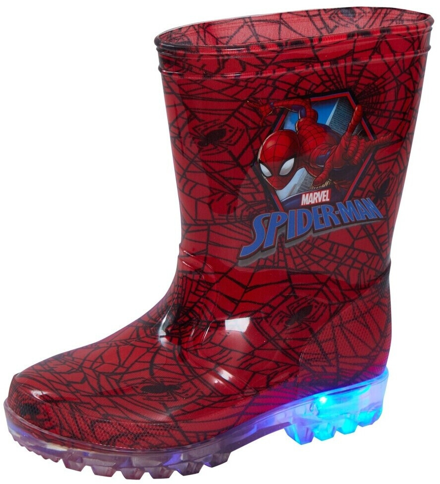 Marvel Spiderman Boys Light Up Rubber light blue