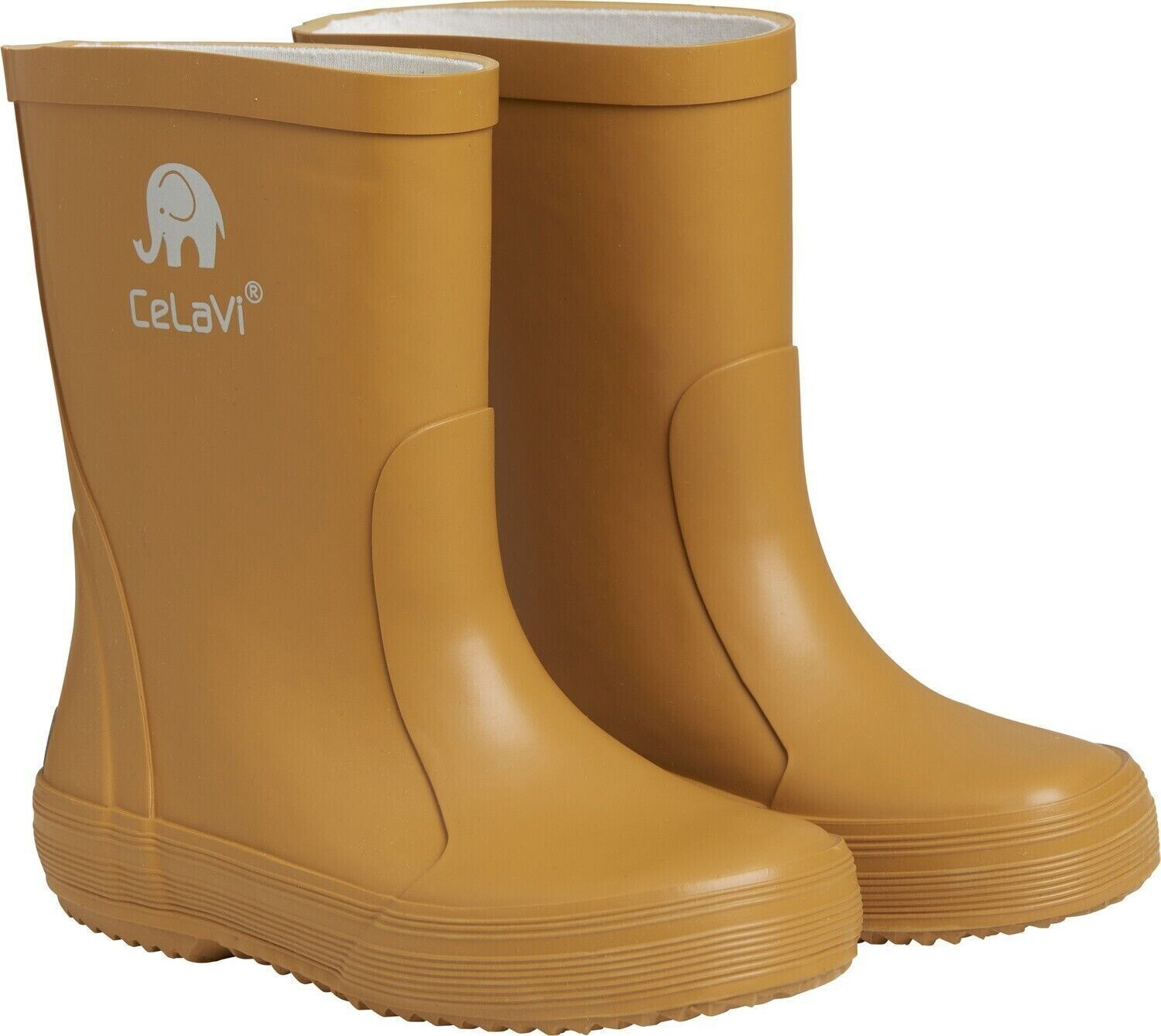 CeLaVi Kids Rubber Basic Wellies Solid Buckthorn Brown