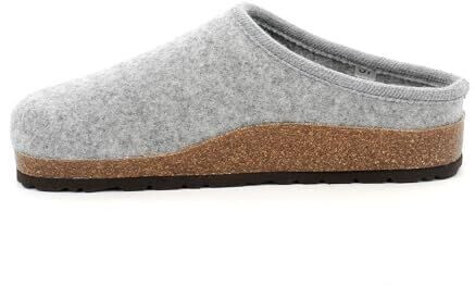 Grünland SARA CB0169 Ash Grey Women's Slippers Footbed Felt Wool