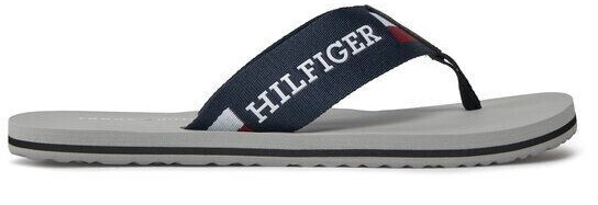 Tommy Hilfiger Corporate Monotype Beach Sandal FM0FM04913 silver