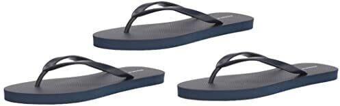 Amazon Essentials Women's Flipflops 3-pack blue