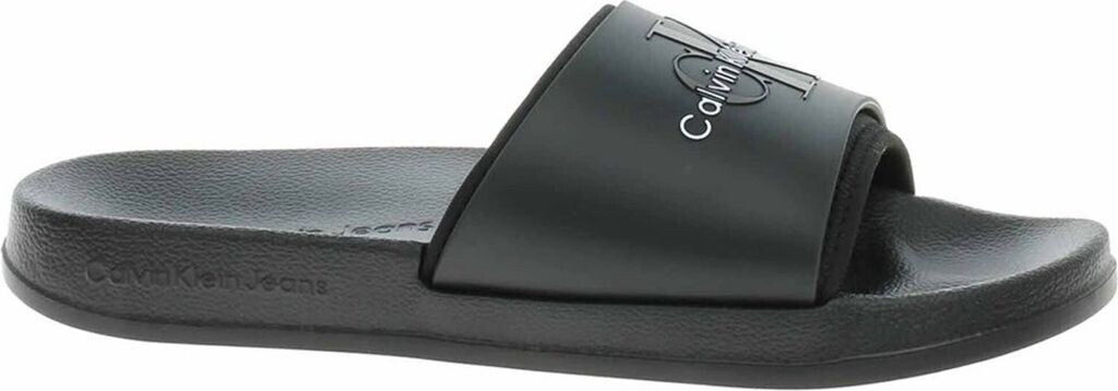 Calvin Klein Slide Monogram TPU Bath Slippers black