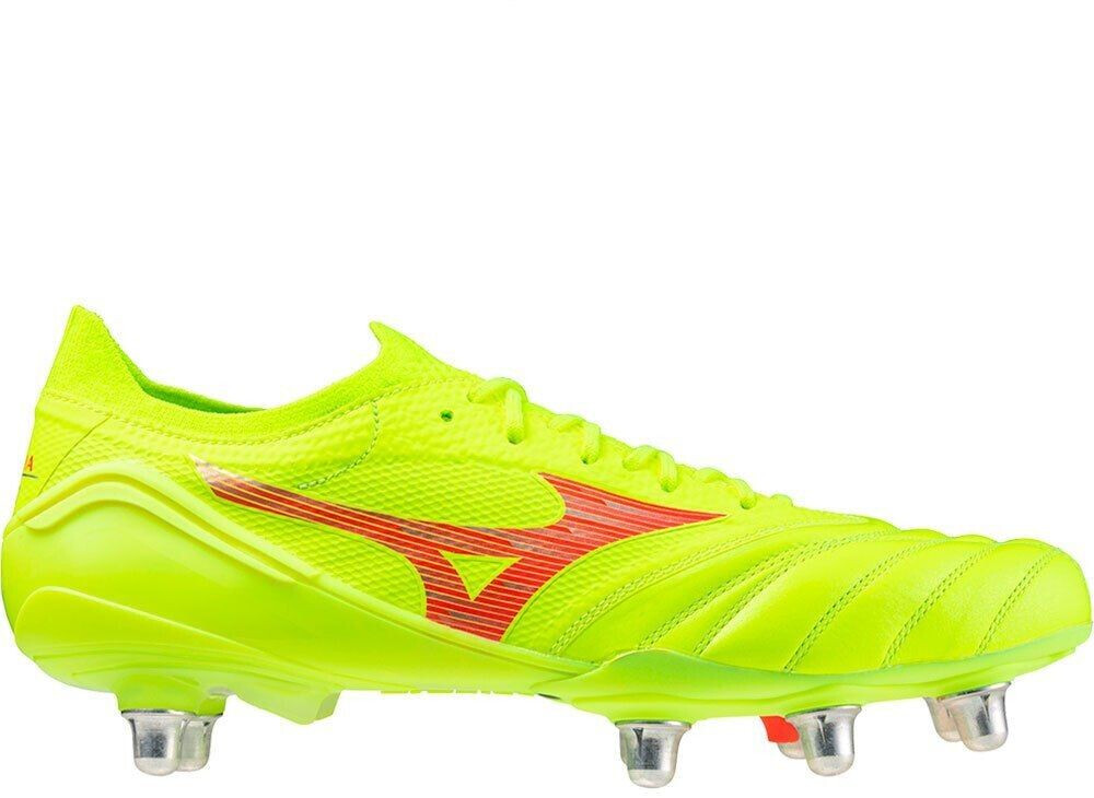 Mizuno Morelia Neo IV Beta Elite Mix safety yellow/fiery coral 2/safety yellow