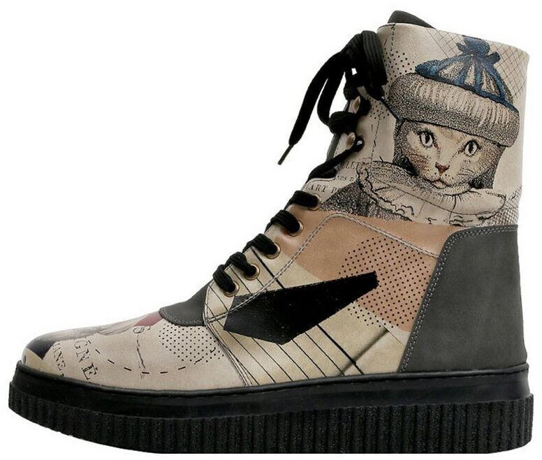 DOGO Mon Cher Lace-up beige