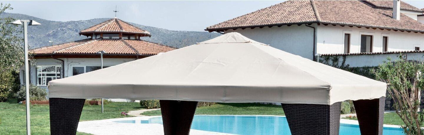 Giardini del Re Top for gazebo Elegant 3 x 3 m beige