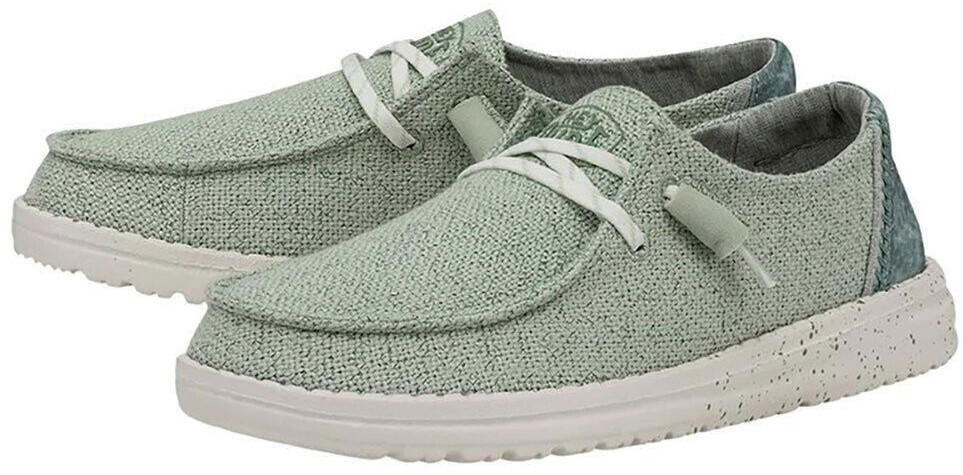 Dude Wendy Woven Shoes green
