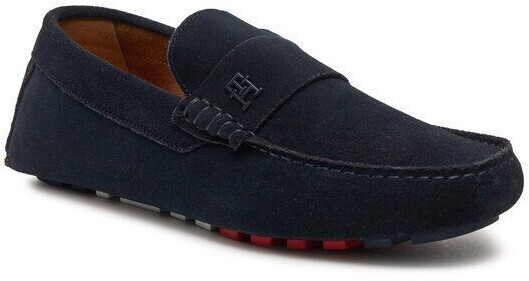 Tommy Hilfiger Moccasins Th Classic Suede Driver dark blue