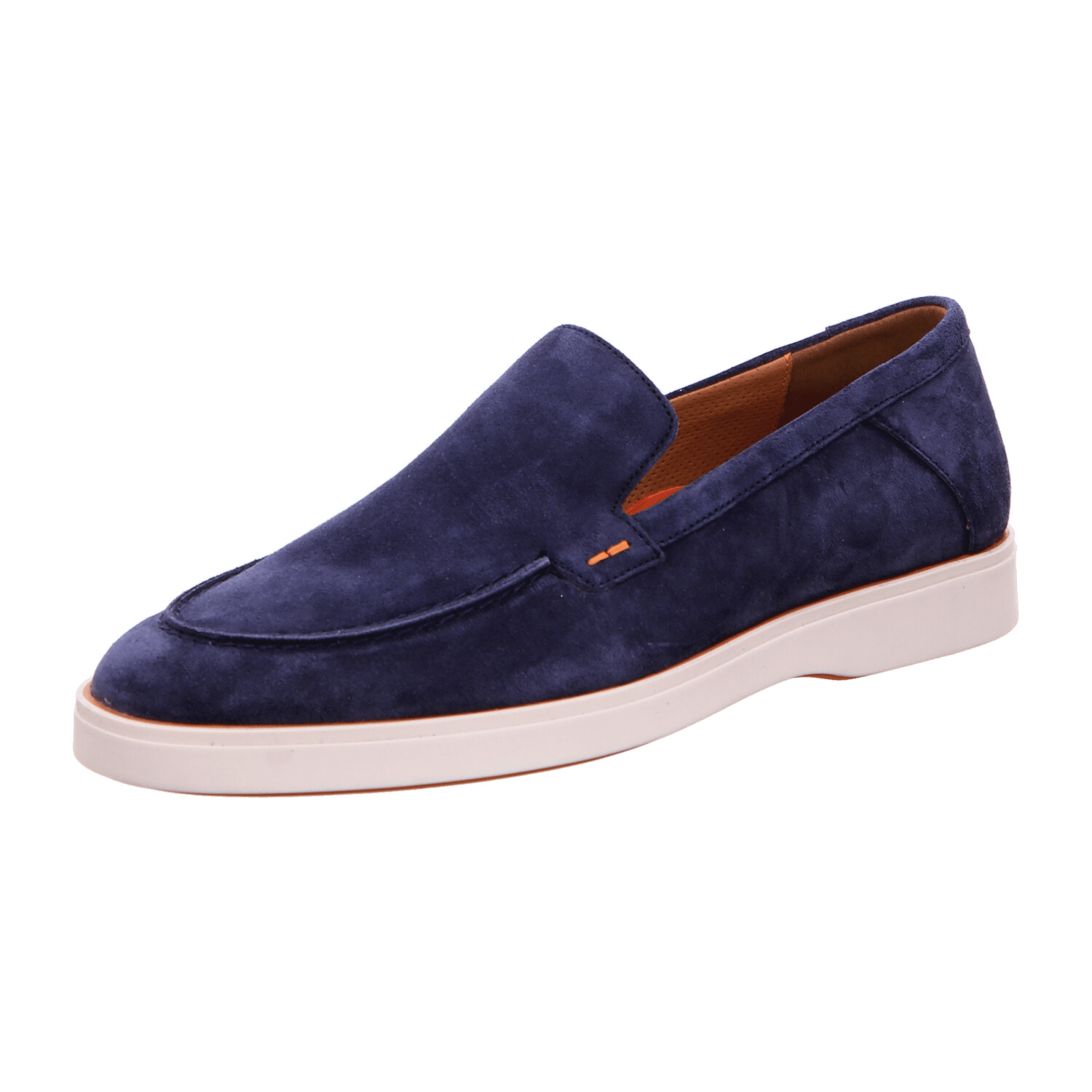 LLOYD Leather Loafer with Decorative Seam Model 'HUNTER' blue