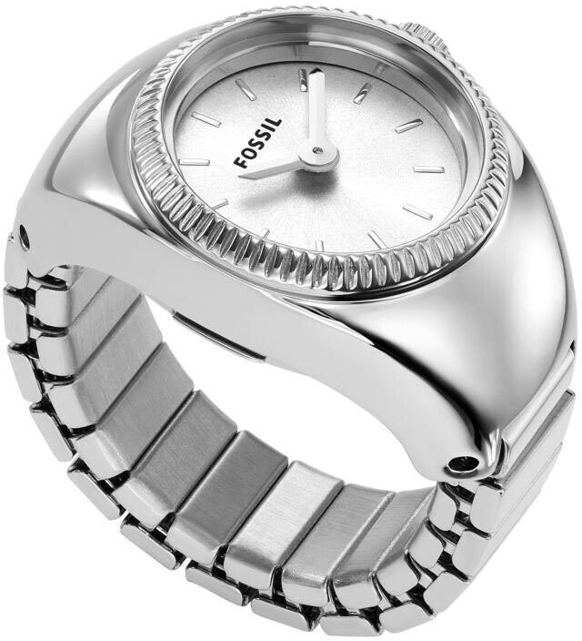 Fossil Watch ring two-hand stainless steel
