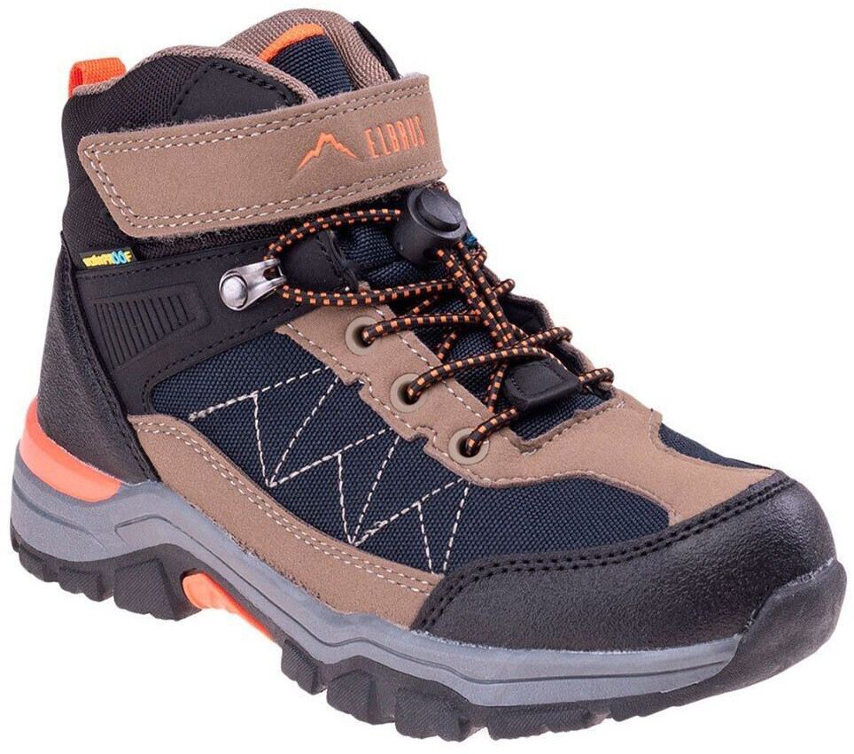 Elbrus Wear Alven Mid Wp Junior Hiking brown blue