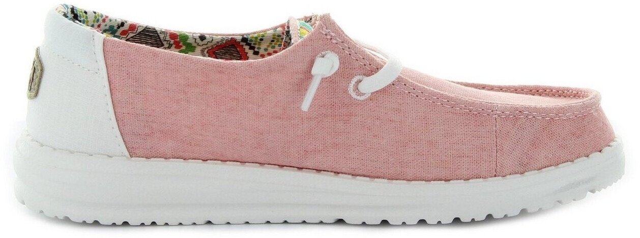 Dude Wendy Youth Boho Moc Toe Shoes rose