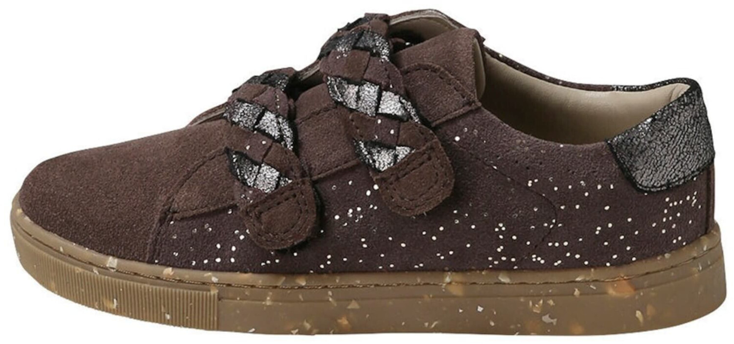 Vertbaudet Girls sneakers with velcro closure brown
