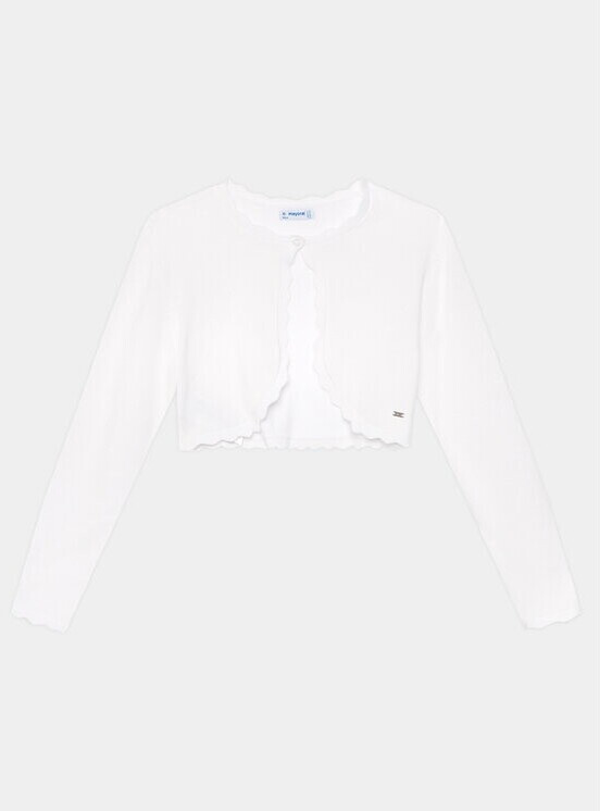 Mayoral Bolero Jacket 332 white Regular Fit 8Y