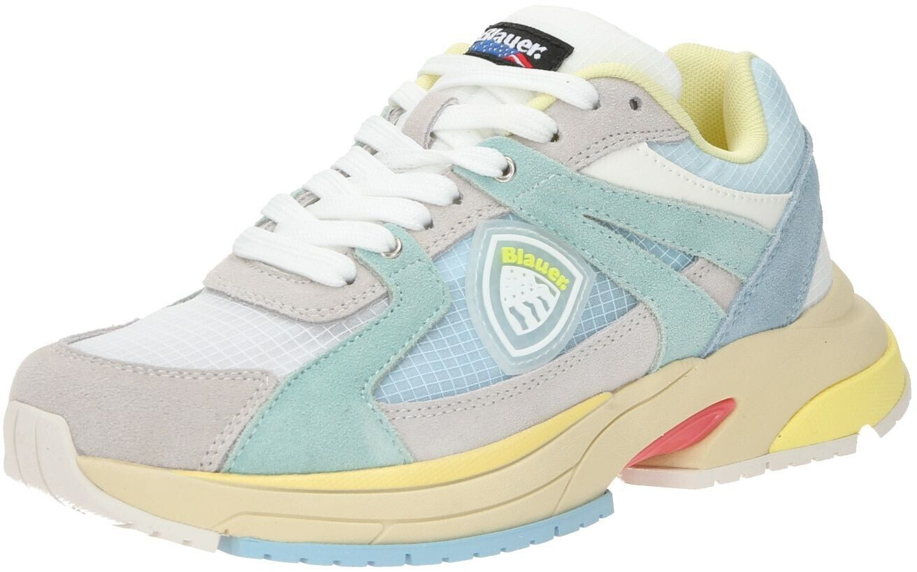 Blauer USA Women's Sneaker sky blue light grey mint white 16419088