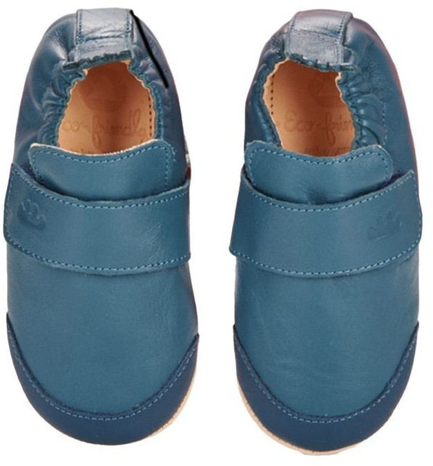 Easy Peasy My Blubooties Velcro Denim Crawling Shoes