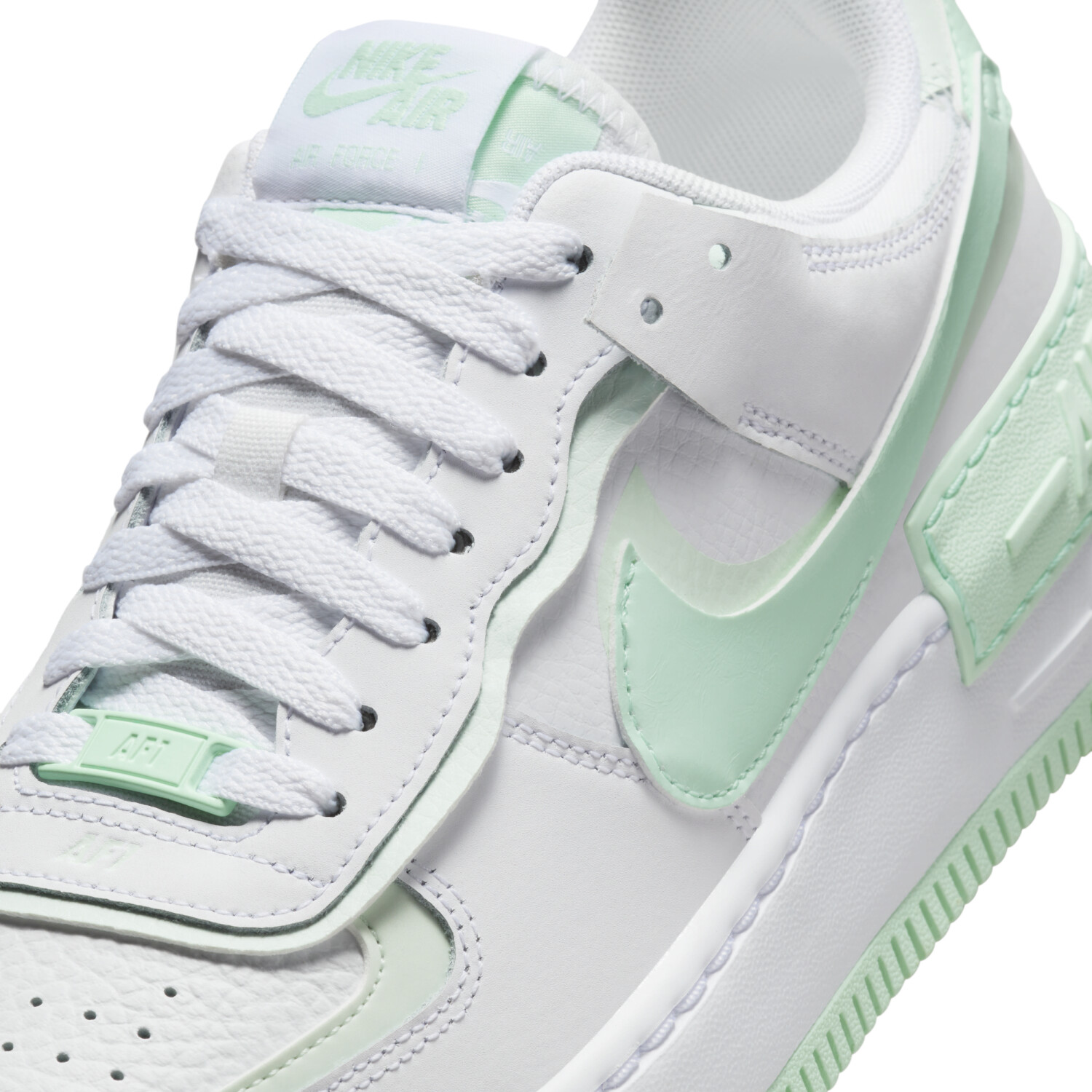 Nike Air Force 1 Shadow Women blanc barely green mint foam ab 110 49 Angebote bei idealo