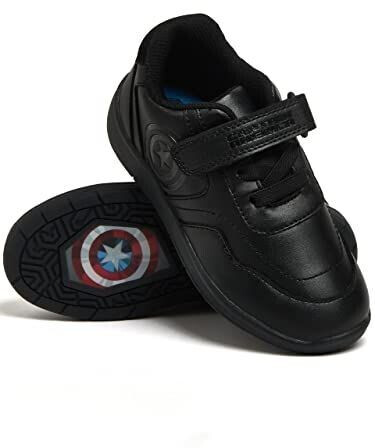 Marvel Kids Shoes Captain America black